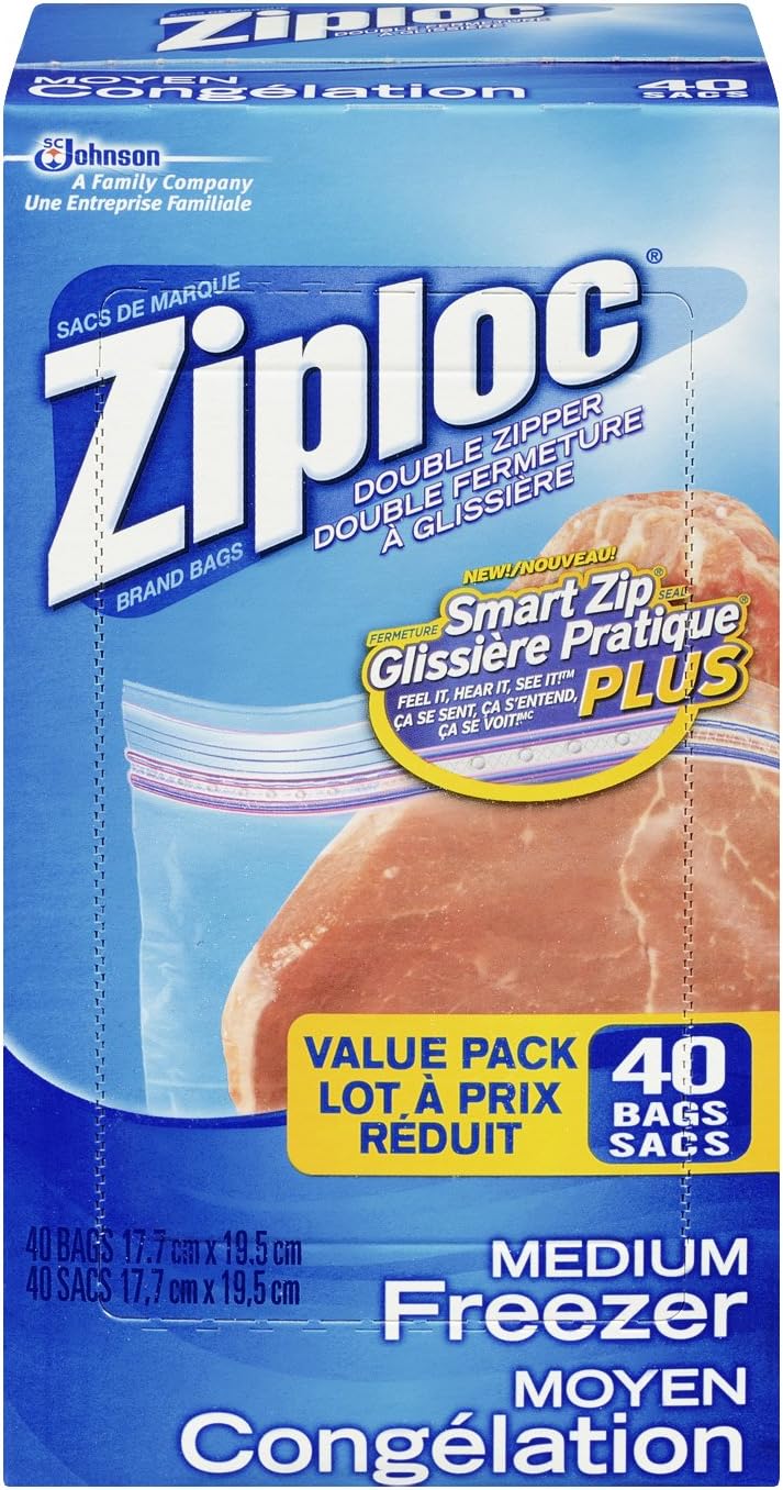 ZIPLOC FREEZER BAG MD 38