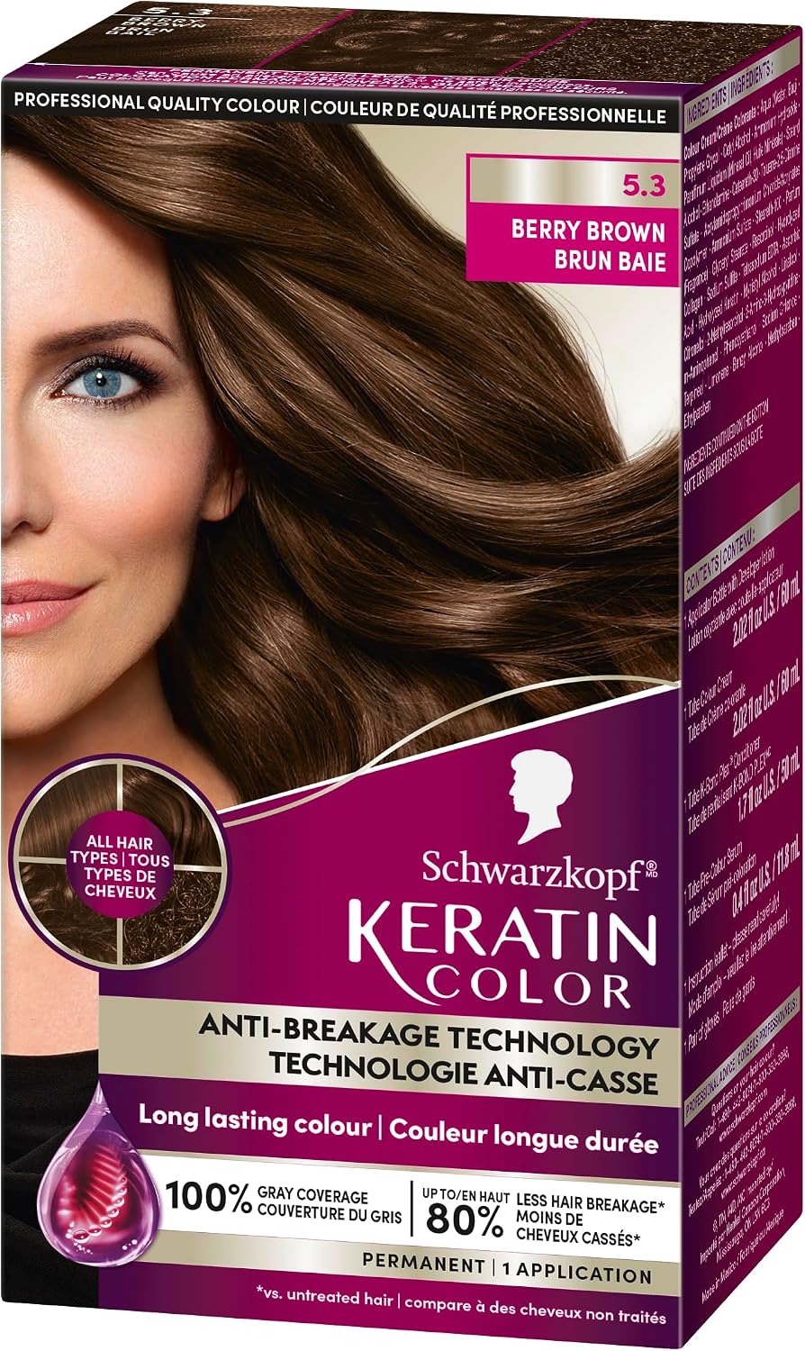 SCHWARZKOPF KERATIN #5.3 BERRY BROWN