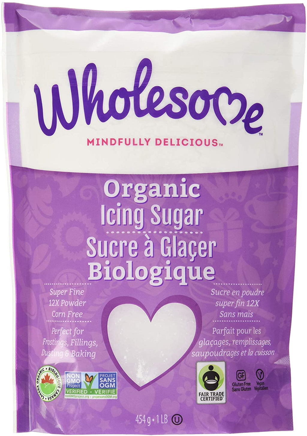 WHOLESOME SWEETENERS    Org Icing Sugar 454g