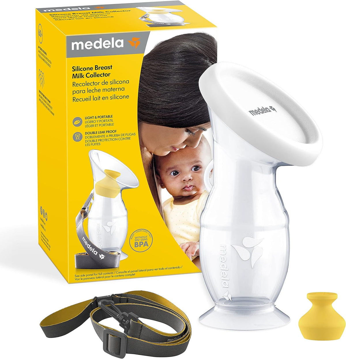 MEDELA SILICONE BREAST MILK COLLECTOR pack of 4