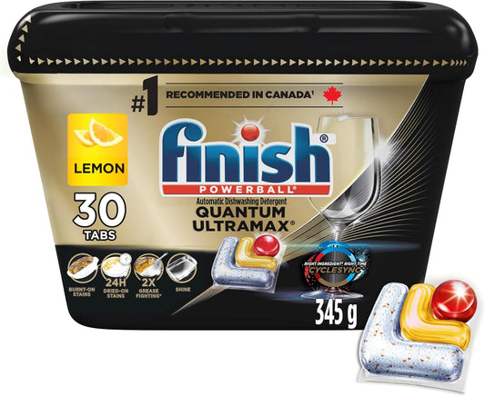 FINISH QUANTUM ULTRAMAX LEMON 30 pack of 6