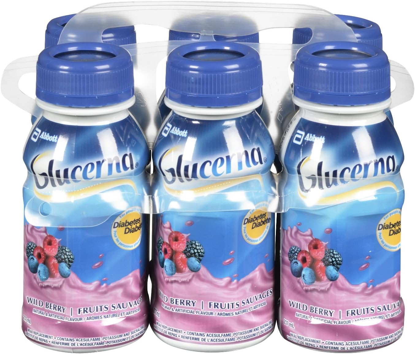 GLUCERNA LIQ WILDBERRY 6X237ML pack of 4