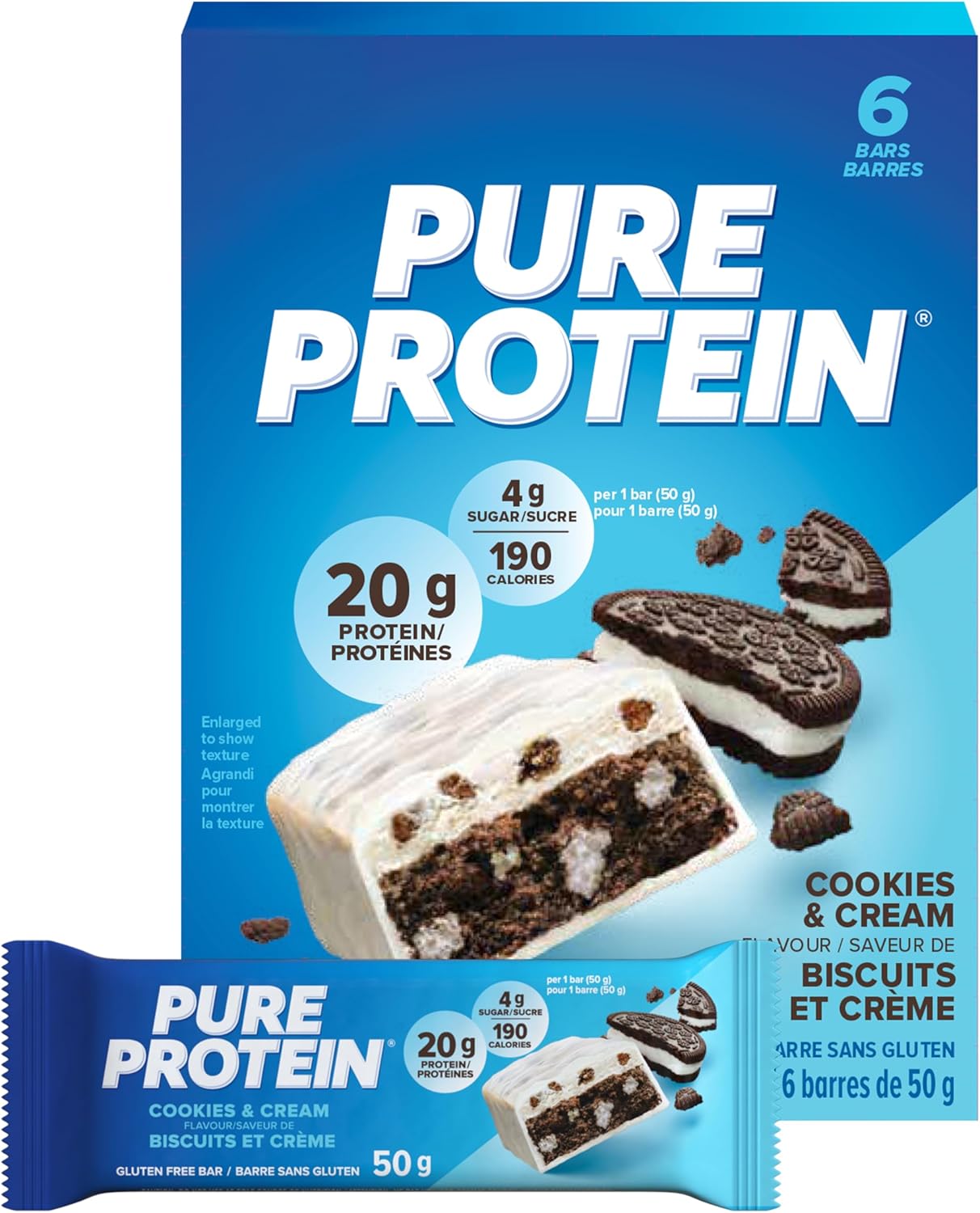 PURE PROTEIN BAR COOKIES & CR 6X50G