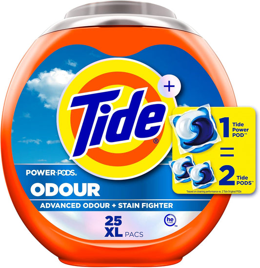 TIDE POWER PODS ULTRA OXI ODOR ELIMINATOR 25 pack of 4