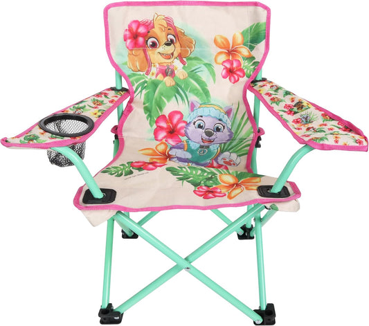 PAW PATROL GIRL CAMP CHAIR CUP HOLDER 2 pack of 4