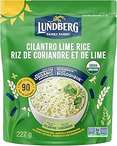 Lundberg Family Farms   Ready To Heat - Org Regenerative Rice   Regenerative Org Cilantro Lime Rice227G