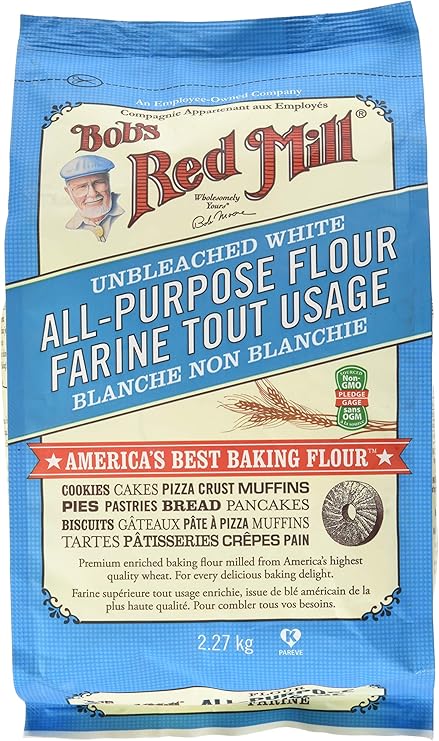 Bob's Red Mill   Baking Flours & Meals   Unbleached White All Purpose Baking Flour5LBS