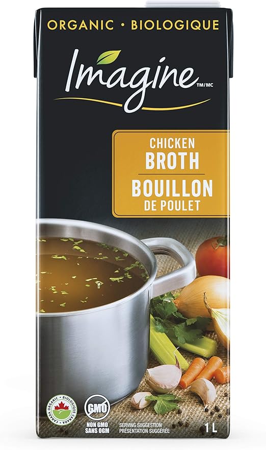 IMAGINE -  Free Range Chicken Broth, Organic (tetrapak)    1L