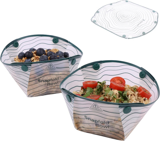 COGHLANS SNAPFOLD BOWL 2 pack of 6