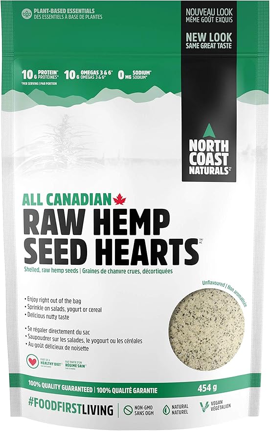 North Coast Naturals  HEMP SEED HEARTS™  Raw & Shelled  454 g