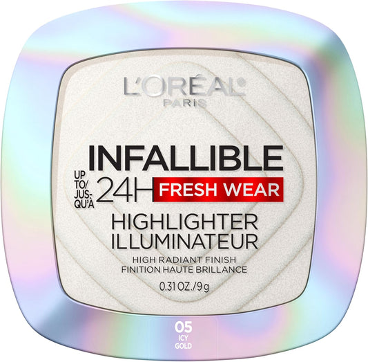 L'OREAL INFALLIBLE 24H HIGHLIGHTER ICY PEARL pack of 2