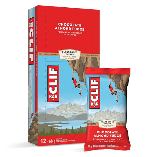 CLIF ENERGY BARS    6-Pack, Chocolate Almond Fudge, 70% Organic    6x68g