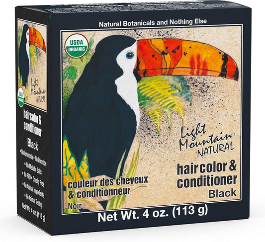 LIGHT MOUNTAIN -  Natural Botanical, Black Haircolor       113g