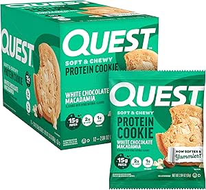 Quest   Quest Cookie, White Chocolate Macadamia 58g