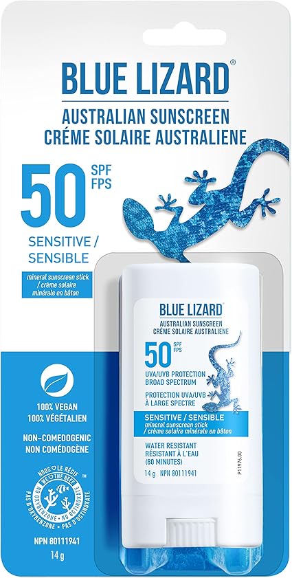 Blue Lizard   Blue Lizard Sensitive SPF 50 Stick 14g