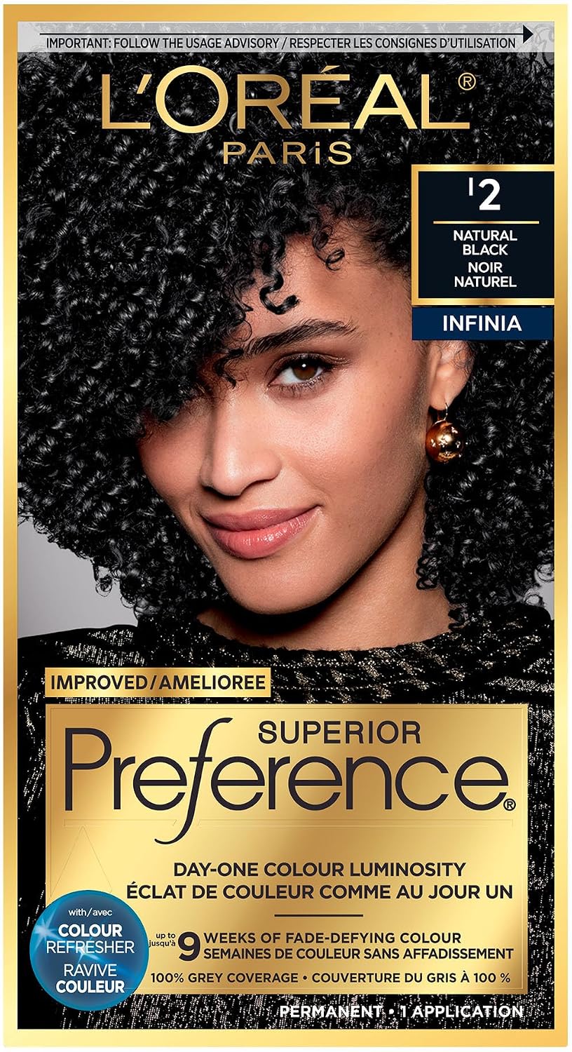 L'OREAL PREFERENCE INFINIA NATURAL BLACK #2