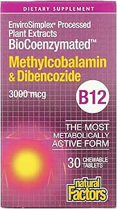 Natural Factors   BioCoenzymated Methylcobalamin & Dibencozide   30vcaps