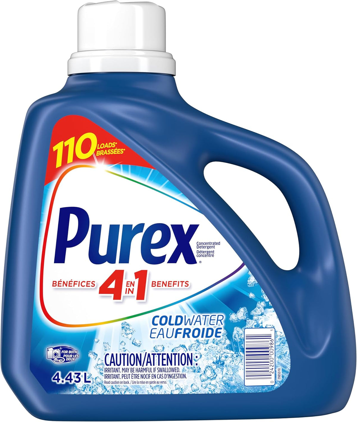 PUREX COLD WATER LIQ 4.43L pack of 4