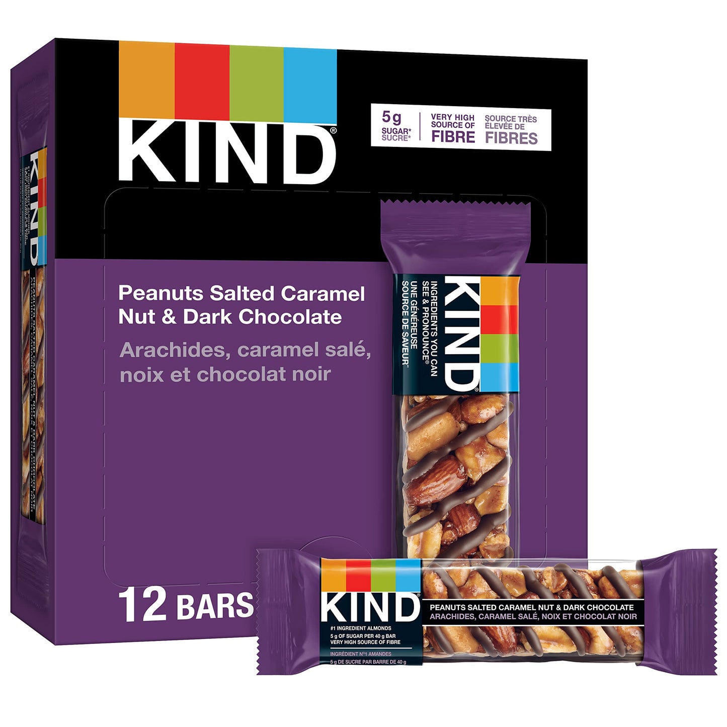 KIND SNACKS    Peanut SaltCaramel&Dark Choc40g*12