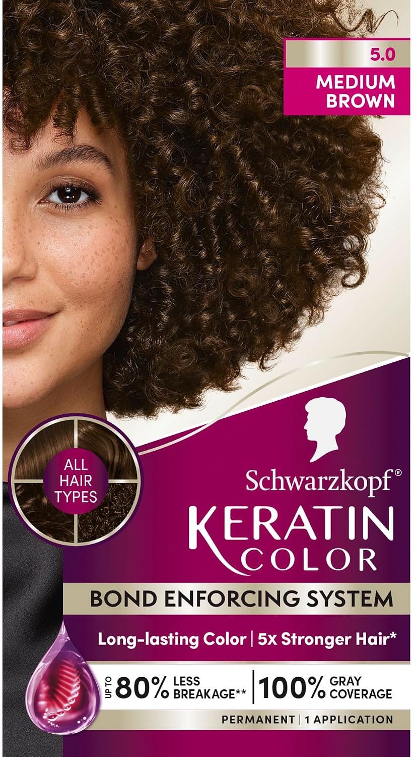 SCHWARZKOPF KERATIN #5.0 MD BROWN 60ML