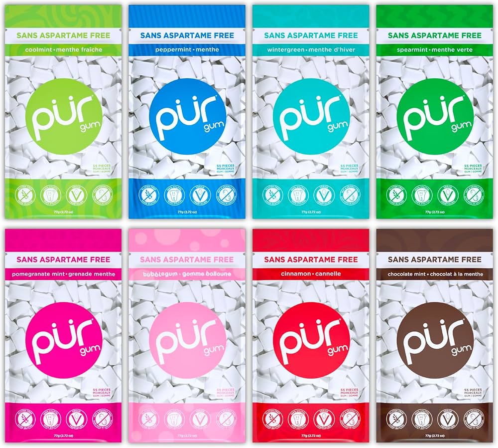PUR GUM    Mixed Assort Floor Display 240pc