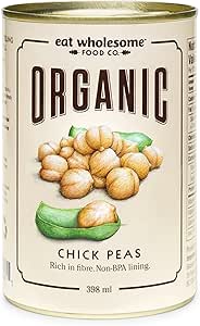 Eat Wholesome   Organic  Chick Peas 398ML