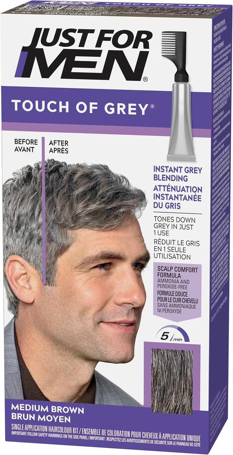 TOUCH OF GRAY MED BROWN GREY 1