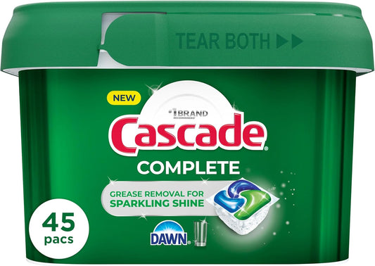 CASCADE ACTION PACS COMPLETE FRESH 45 pack of 6