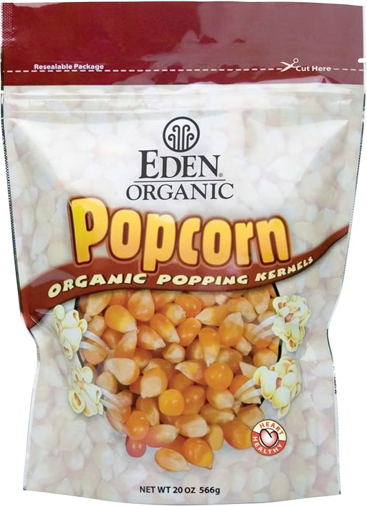 EDEN FOODS    Org Yellow Popcorn 566g