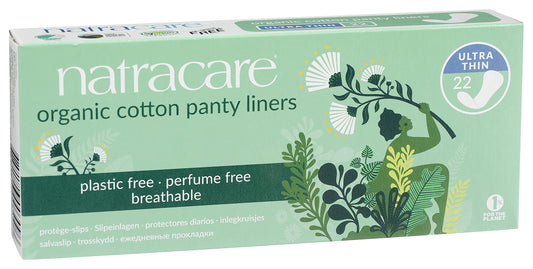 NATRACARE    Natural Panty Liners    NATRACARE    Natural Panty Liners    Org CottonPantyLinerUltraThin 22ct