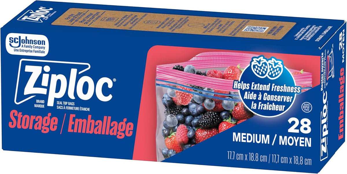 ZIPLOC STORAGE BAG RG 28