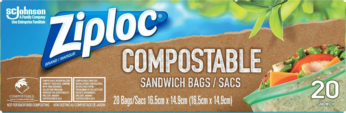 ZIPLOC SANDWICH BAG SM 20 pack of 12