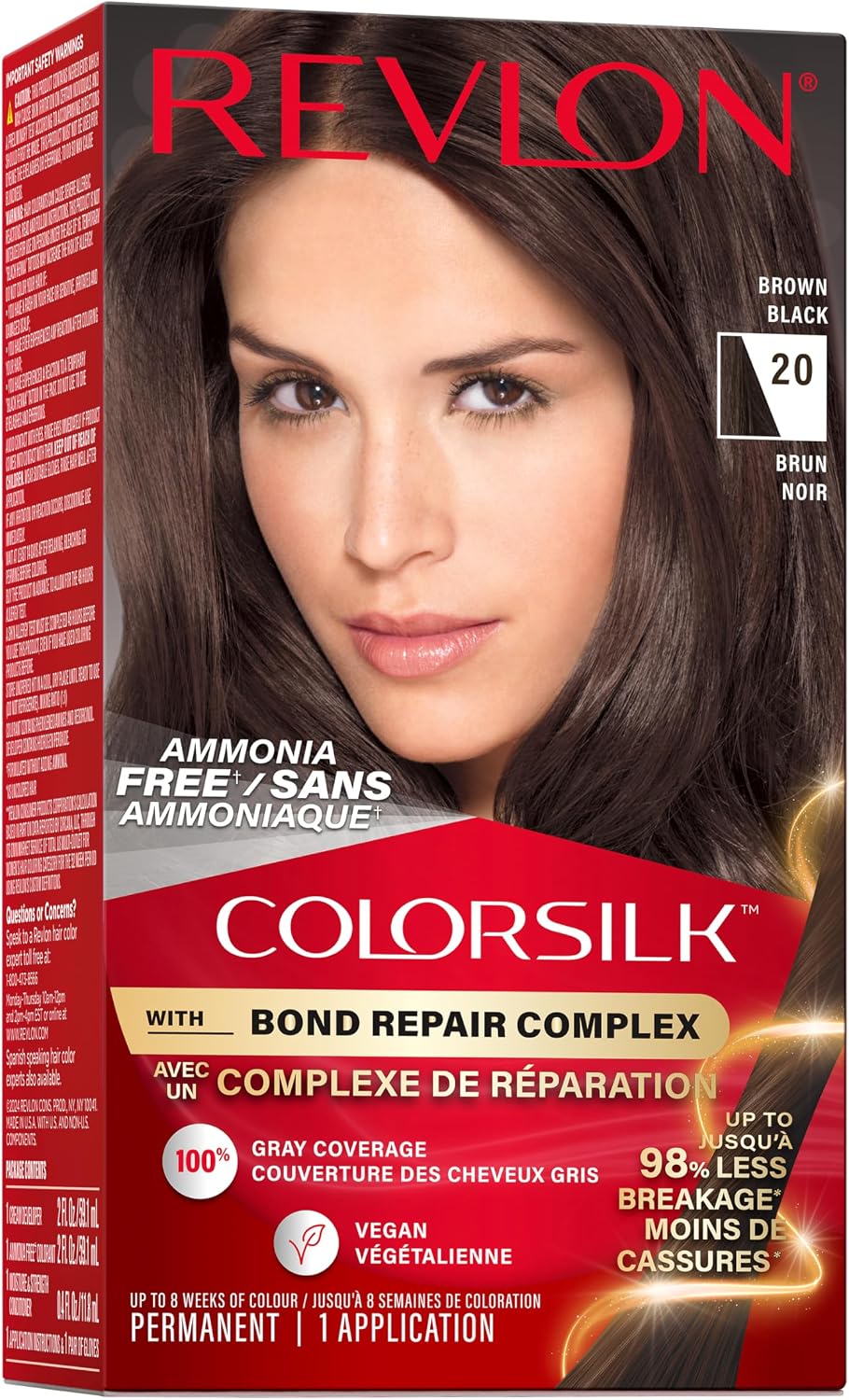 REVLON COLORSILK BOND REPAIR BROWN/BLACK