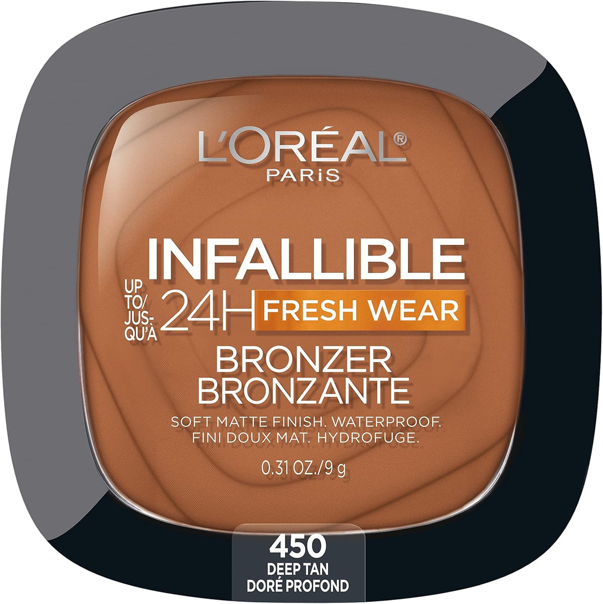 L'OREAL INFALLIBLE BRONZER DEEP TAN 9G pack of 2