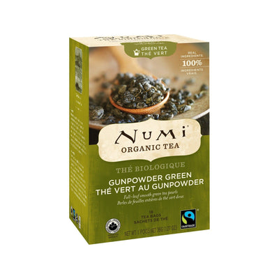 Numi   Green Tea   Org Gunpowder Green18CT