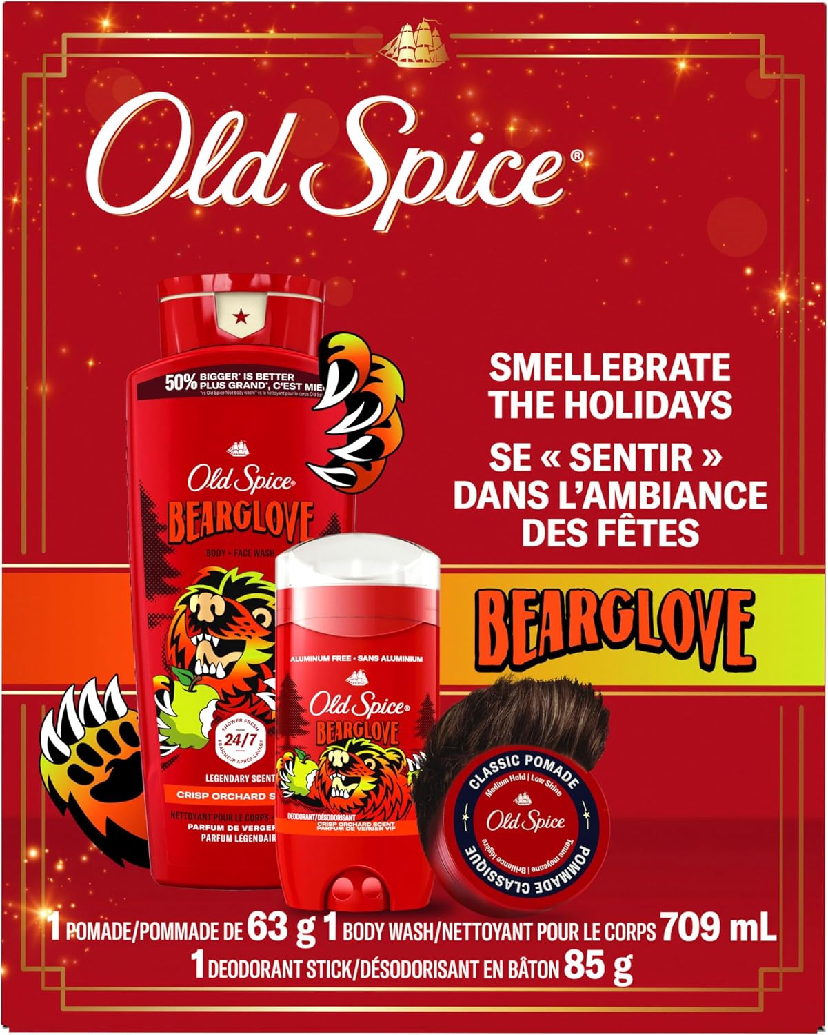 OLD SPICE SMELLEBRATE SET 3 pack of 6