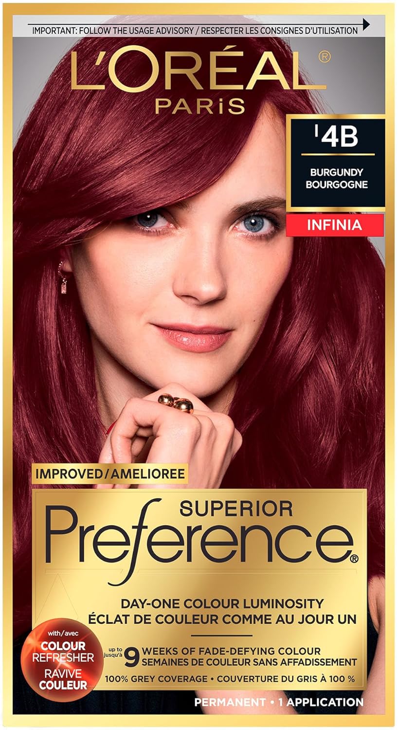 L'OREAL PREFRENCE HAIR COLOR INFINIA BURGUNDY
