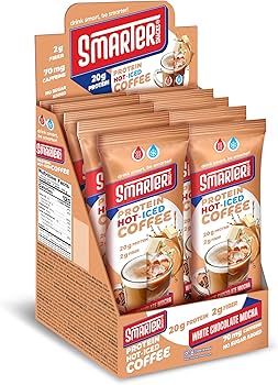 SMARTER SNACKS   PROTEIN COFFEE   10/box   WHITE CHOCOLATE MOCHA
