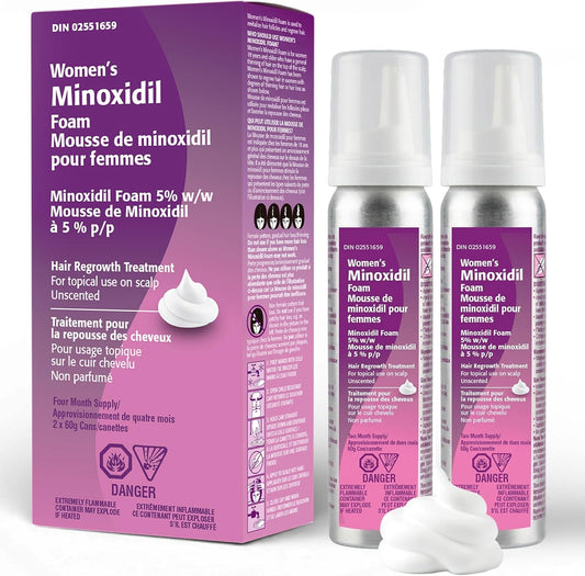 MINOXIDIL FOAM WM 5%W/W 2X60G FOAM