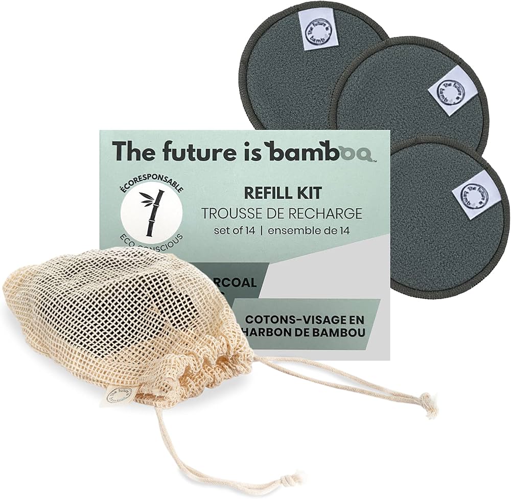 THE FUTURE IS BAMBOO    Charcoal Facial Rounds Refill
