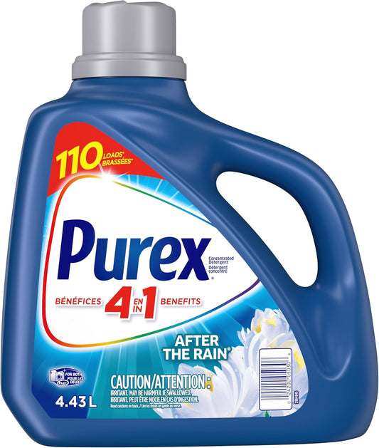 PUREX DETERGENT LIQ AFTER THE RAIN 4.43L pack of 4