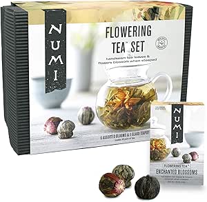 NUMI TEAS    Org Flowering Tea Set 2pc