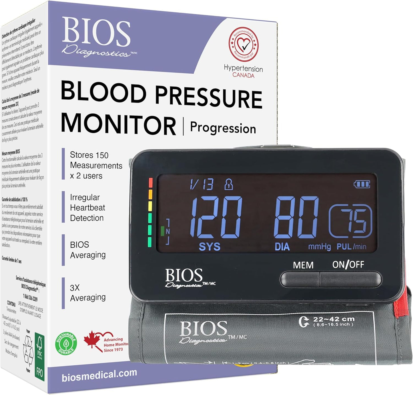 BIOS BLOOD PRESSURE MONITOR PROGRESSION