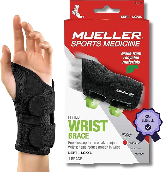 WRIST STABILIZER LEFT GREEN LG/XL MUELLER