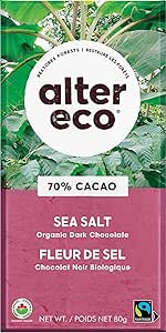 Alter Eco   Organic Chocolate   Dark Sea Salt80G