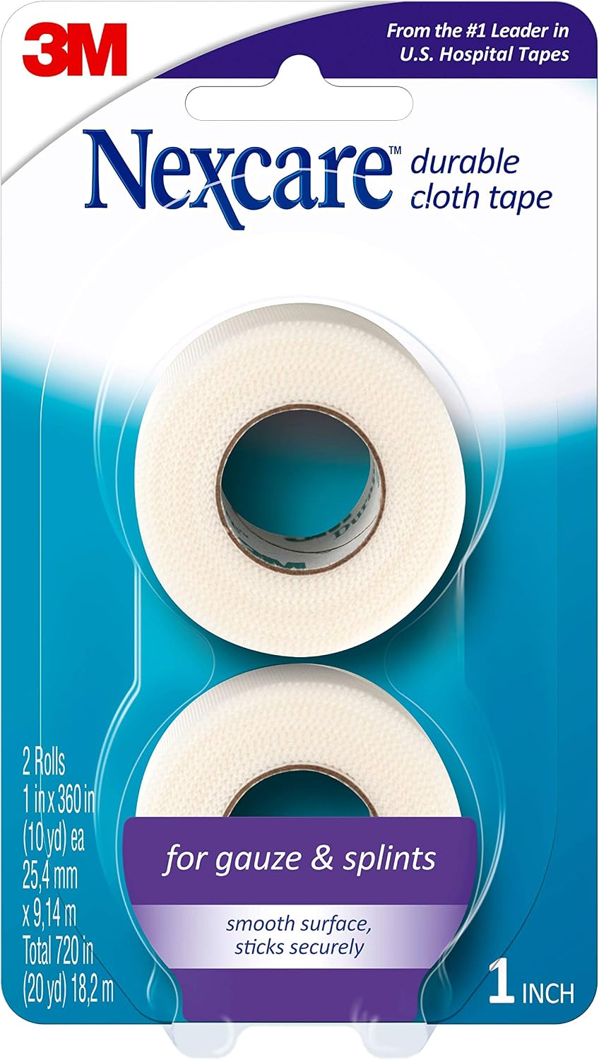 NEXCARE DURABLE CLOTH FIRST AID TAPE pack of 3