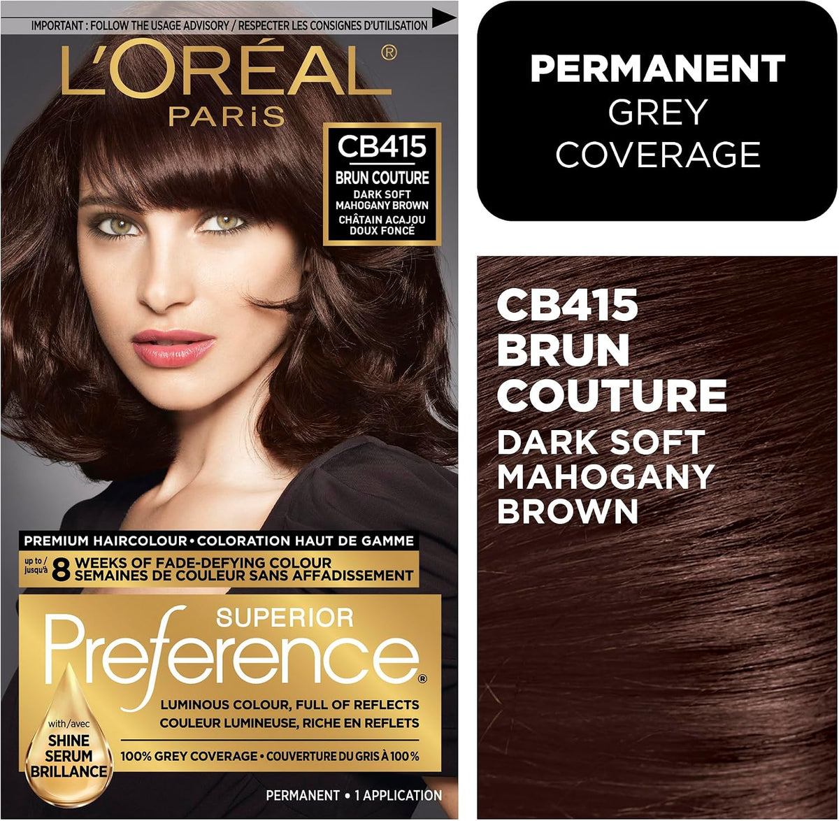 PREFERENCE DARK SOFT MAHOGANY BROWN #CB415