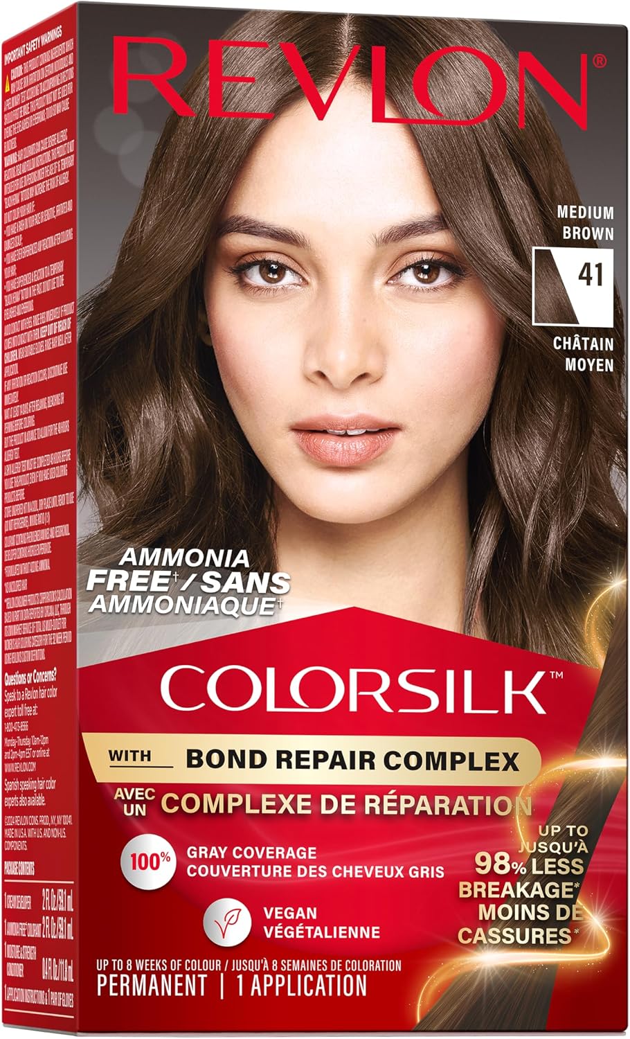 REVLON COLORSILK BOND REPAIR MED BROWN