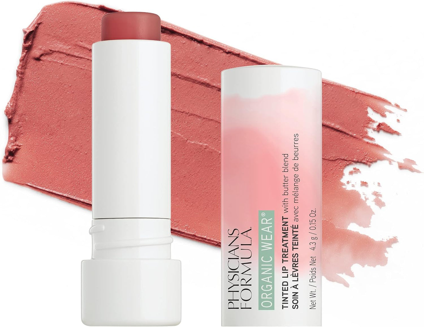 PF ORGANIC WEAR TINTED LIP TREATMENT TICKLED PINK pack of 2