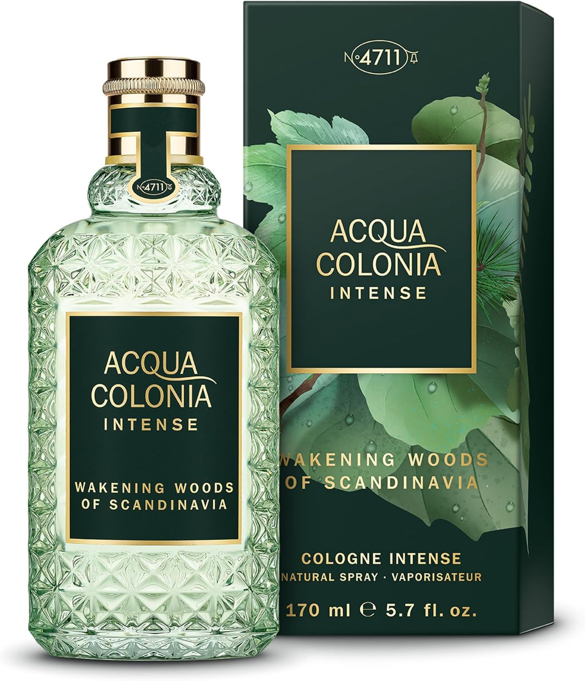 4711 Acqua Colonia Wakening Woods Of Scandinavia Eau De Cologne Intense Spray (Unisex) By 4711 5.7 oz Eau De Cologne Intense Spray